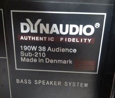 低音炮丹麥12寸 - 800元-深圳音響